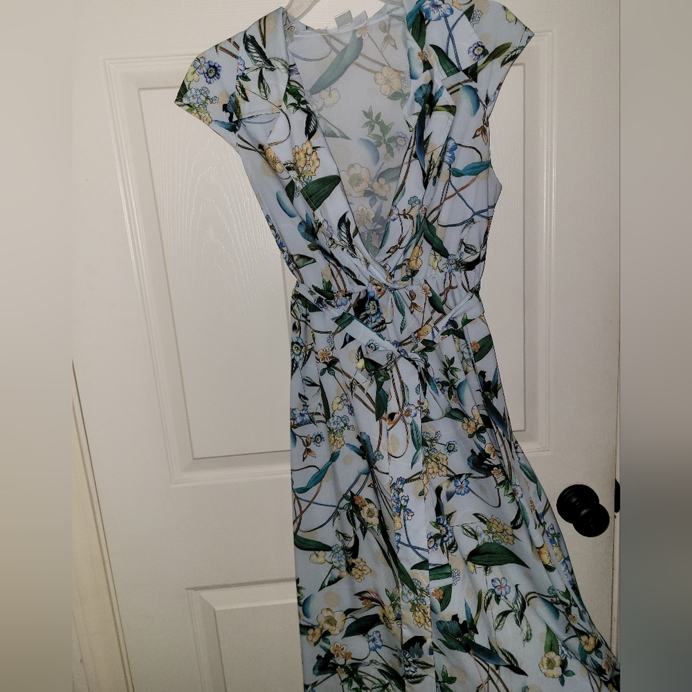 I Love mom brand blue dress